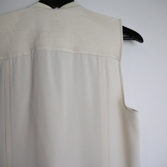 Aritzia Babaton Cream Structured Zip Vest / Sleeveless Jacket Size Small - Picture 10 of 10